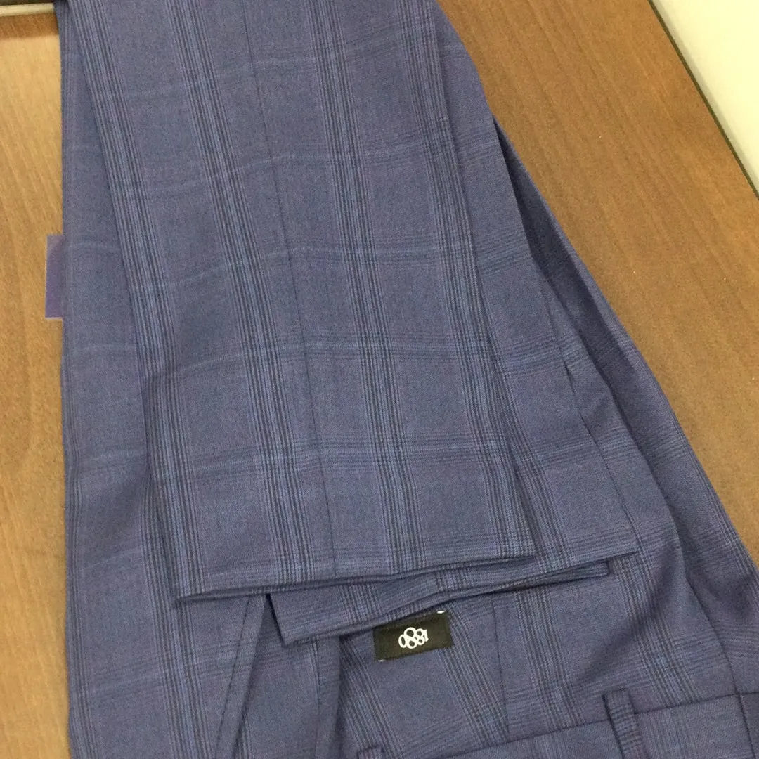 1880 Club Boys Navy Check Suit Trouser