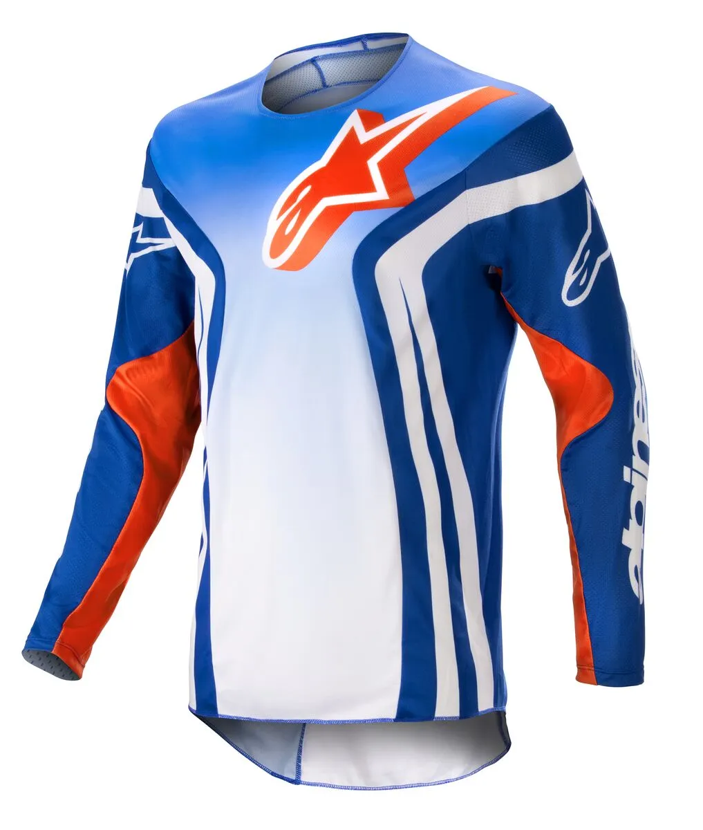 Alpinestars Racer Semi Blue Hot Orange Jersey