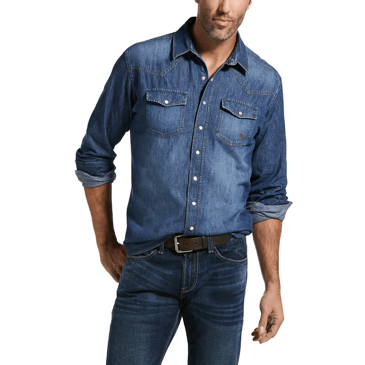 Ariat Men's Retro Fit Denim Shirt