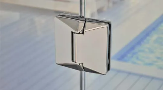 Atlantic 530, Glass Pool Fence Hinge,  Soft Close Hinge, Suits Polaris cutouts.