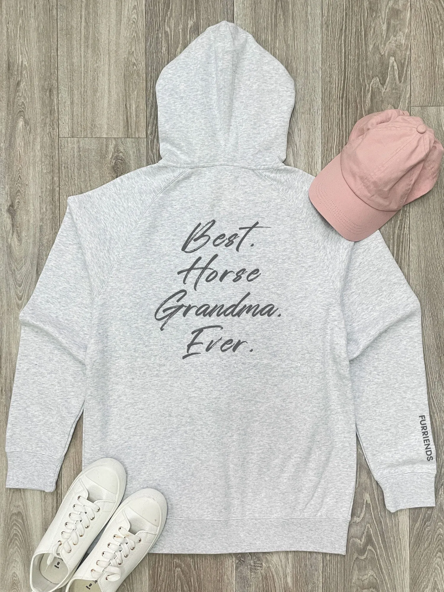 Best. Horse Grandma. Ever. Zip Front Hoodie