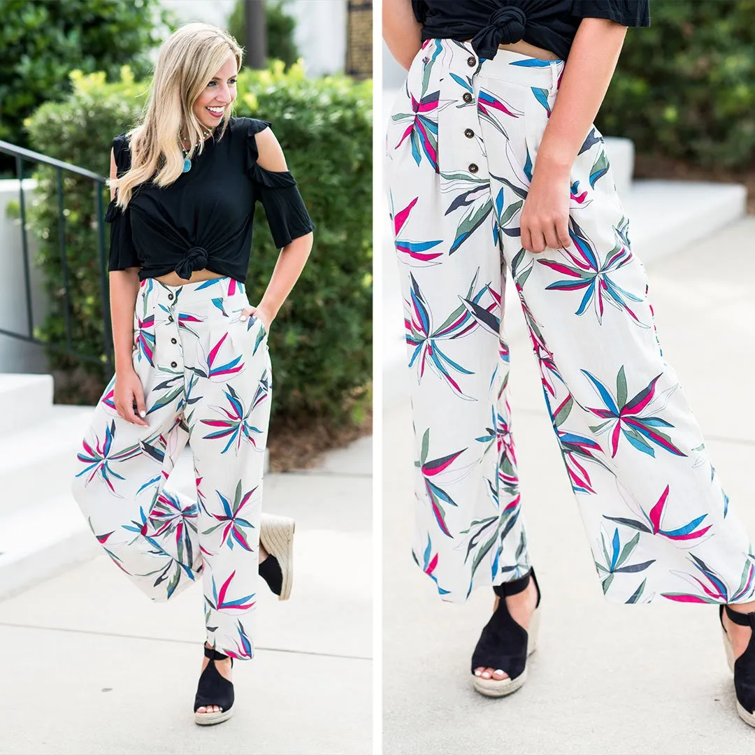 Bird Of Paradise Pants, Ivory