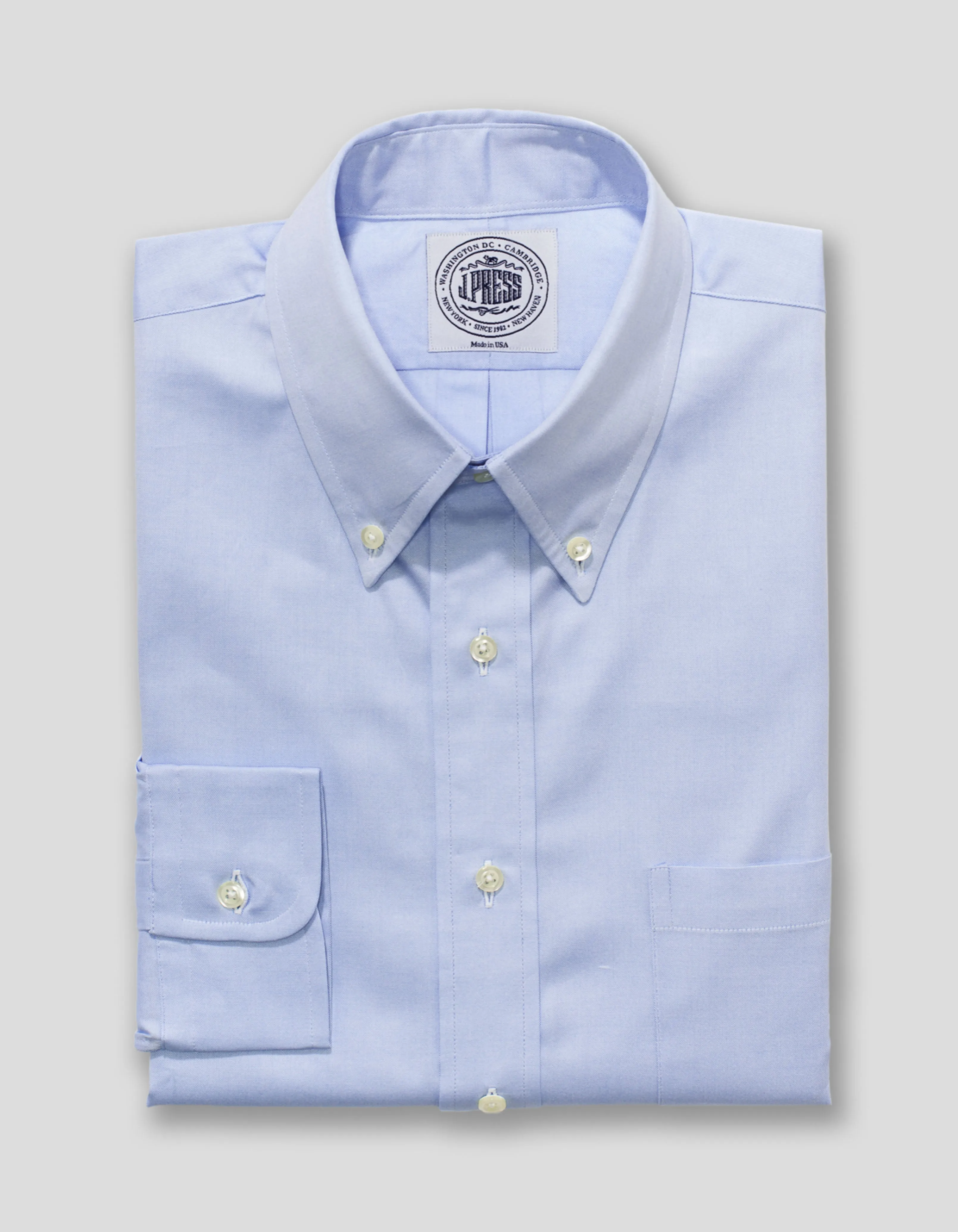 BLUE PINPOINT DRESS SHIRT