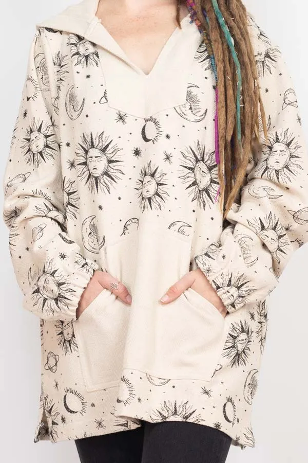 Boho Festival Printed Hoodie