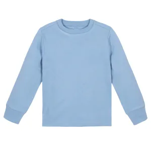 Boys Light Blue Classic Long Sleeve Tee Shirt