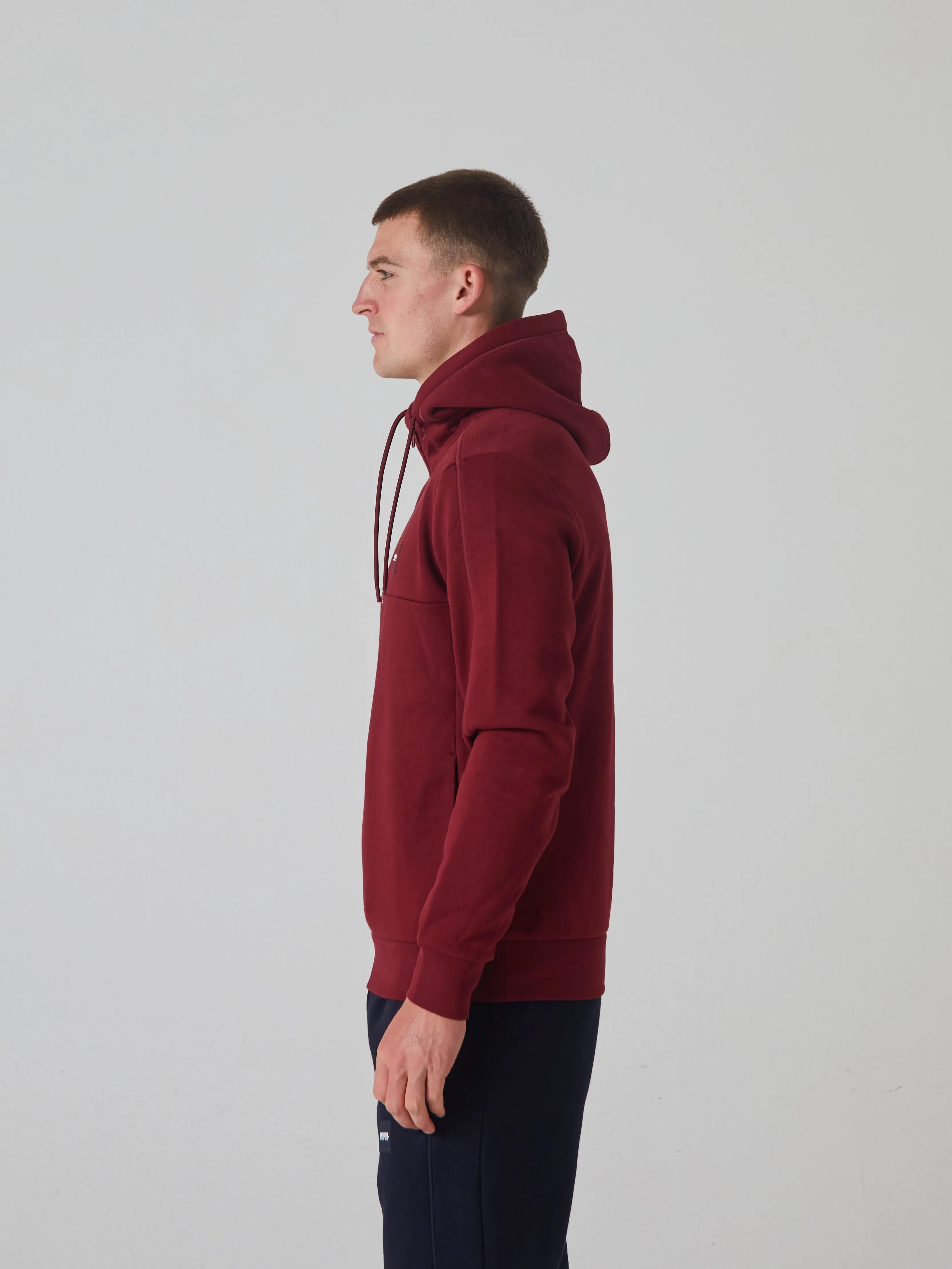 Byron Half Zip Red Plasma