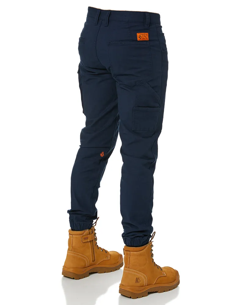 Caliper Cuffed Pant - Navy