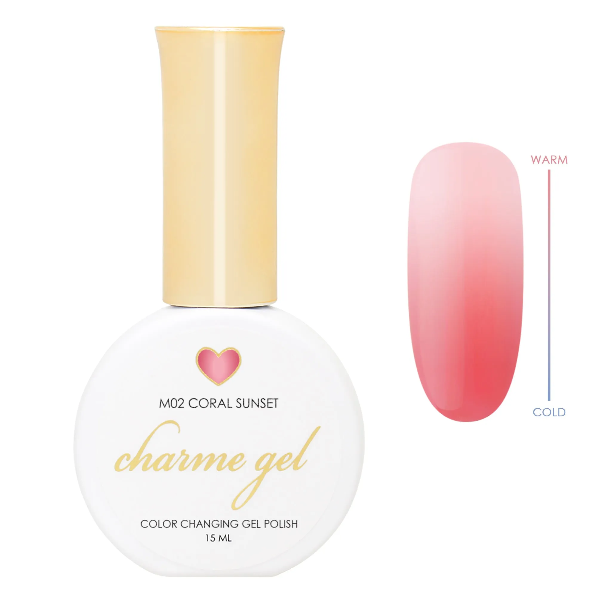 Charme Gel / Color Changing M02 Coral Sunset