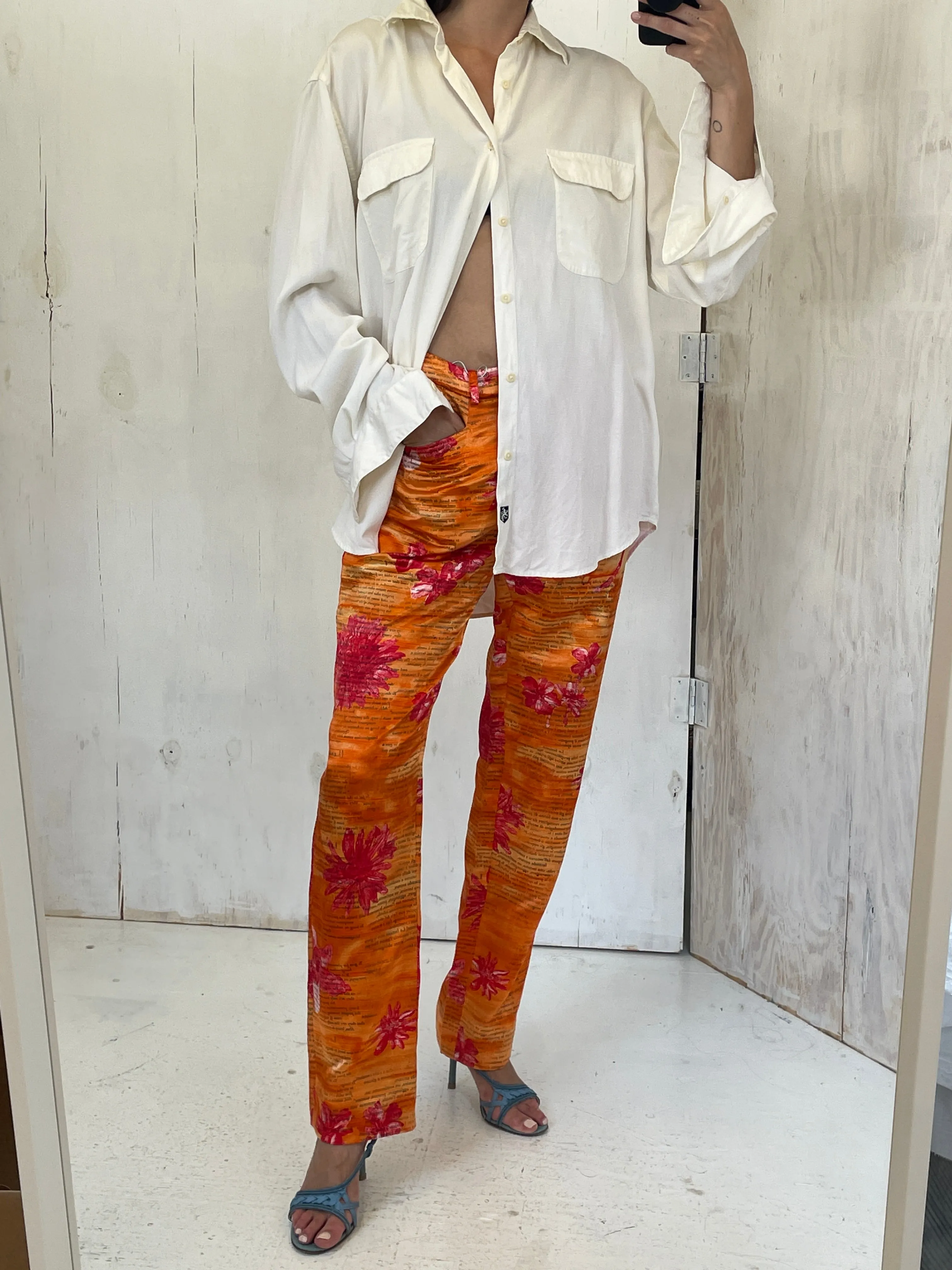 Cheap & Chic Moschino Orange Pants