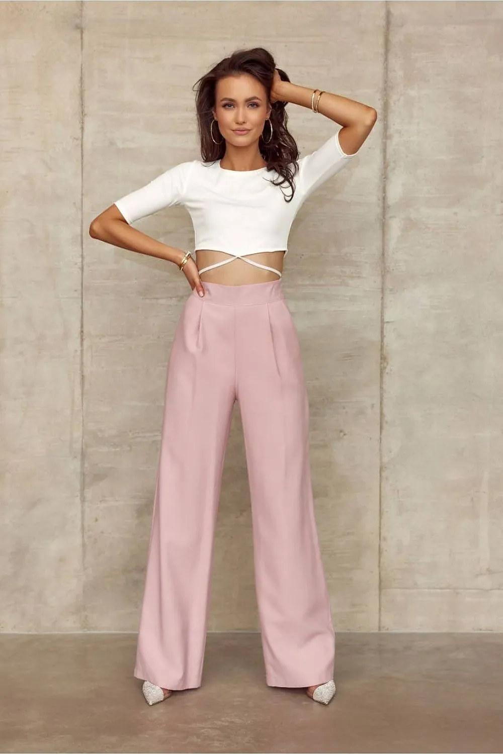 Chic Wide-Leg Bell-Bottom Trousers for Women by Roco Fashion