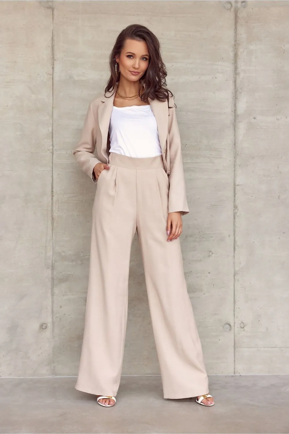 Chic Wide-Leg Bell-Bottom Trousers for Women by Roco Fashion