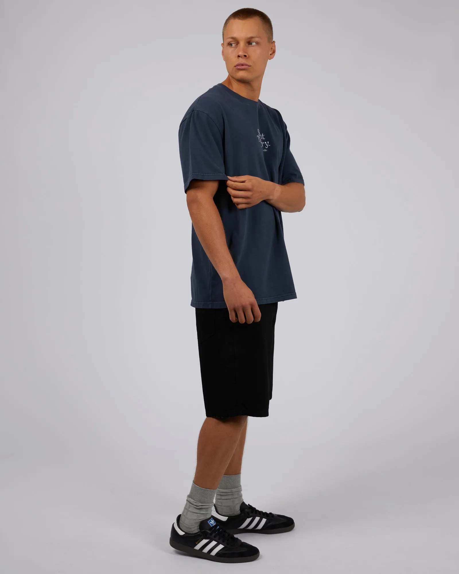 Classic Emb Tee Navy