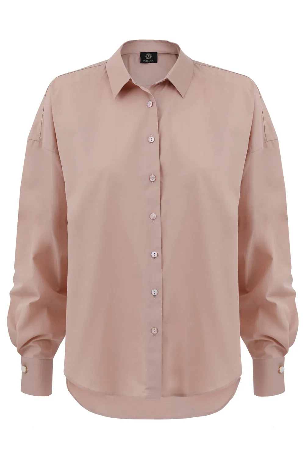 Classic Oversize Shirt Beige