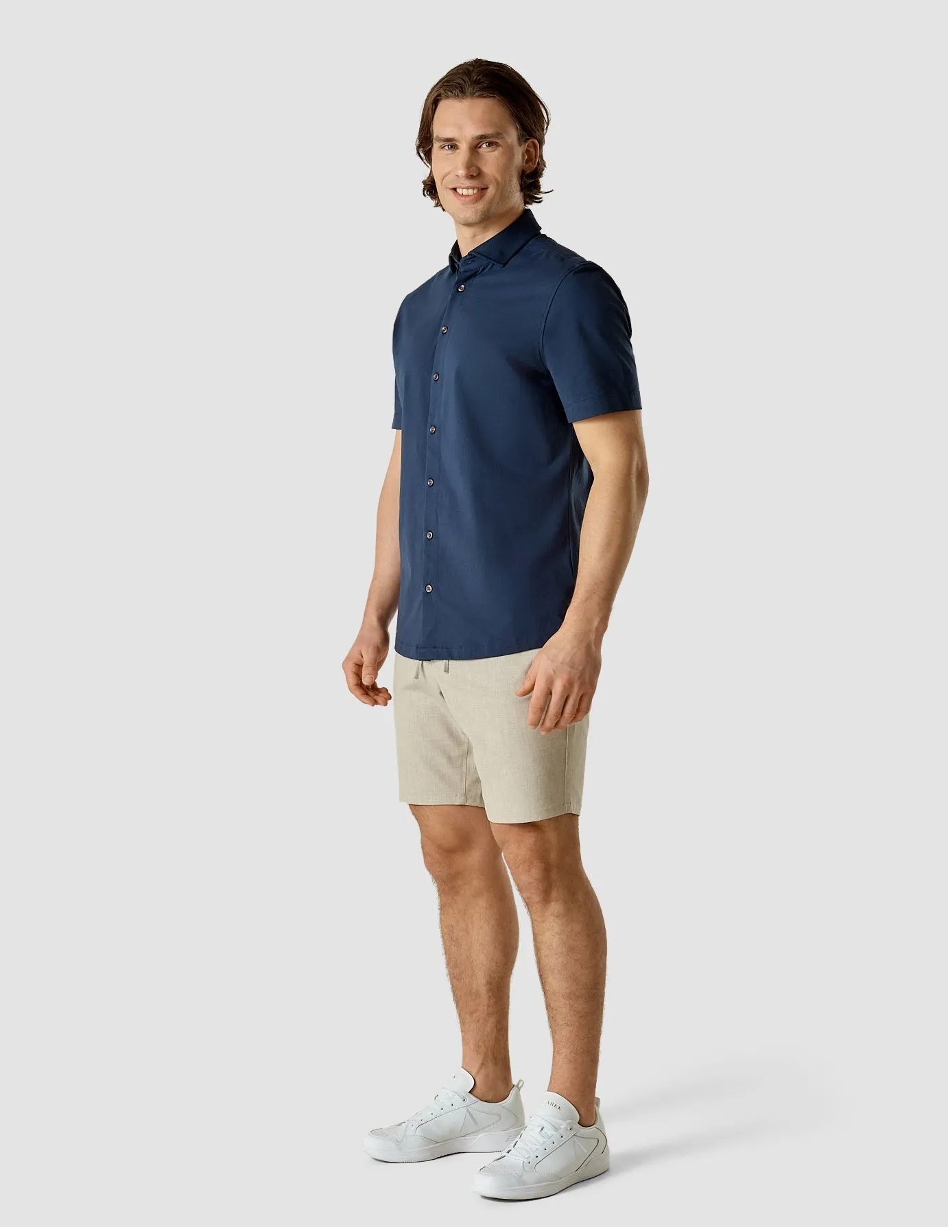 Classic Short Sleeve Shirt Navy