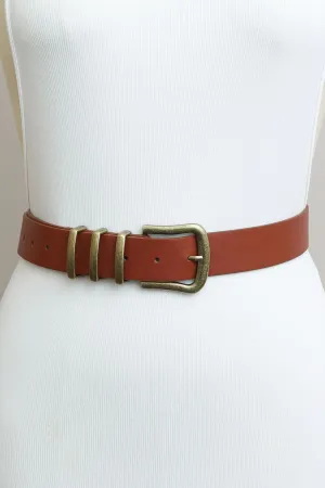 Classic Western Leather Belt