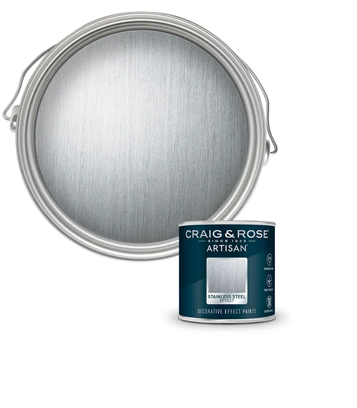 Craig and Rose Artisan Stainless Steel Effect Paint