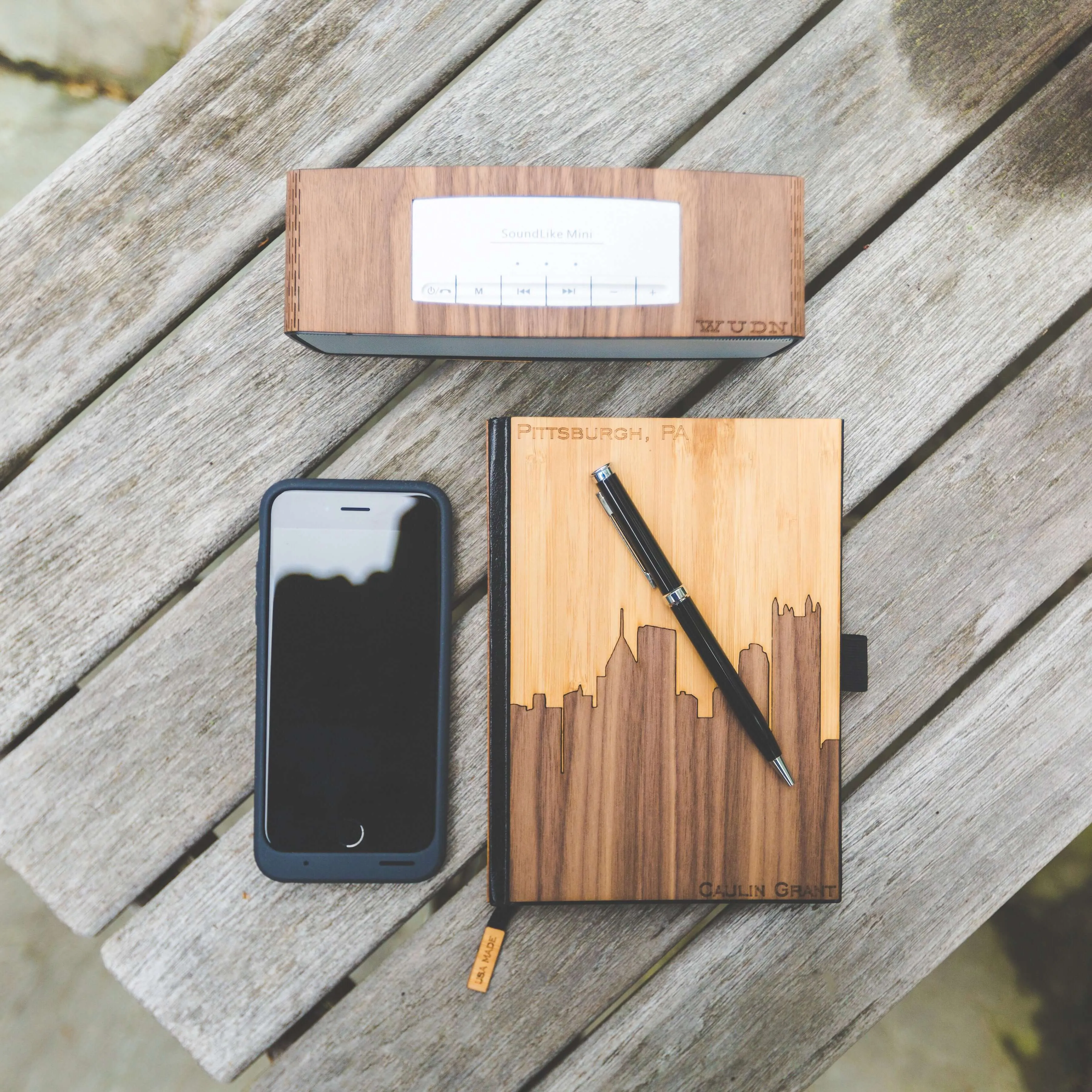 Customizable Wood Journal / Planner in Three Sizes