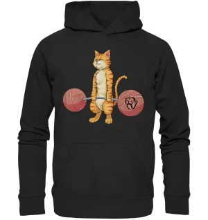 Deadlifting Ginger Cat Hoodie (EU)