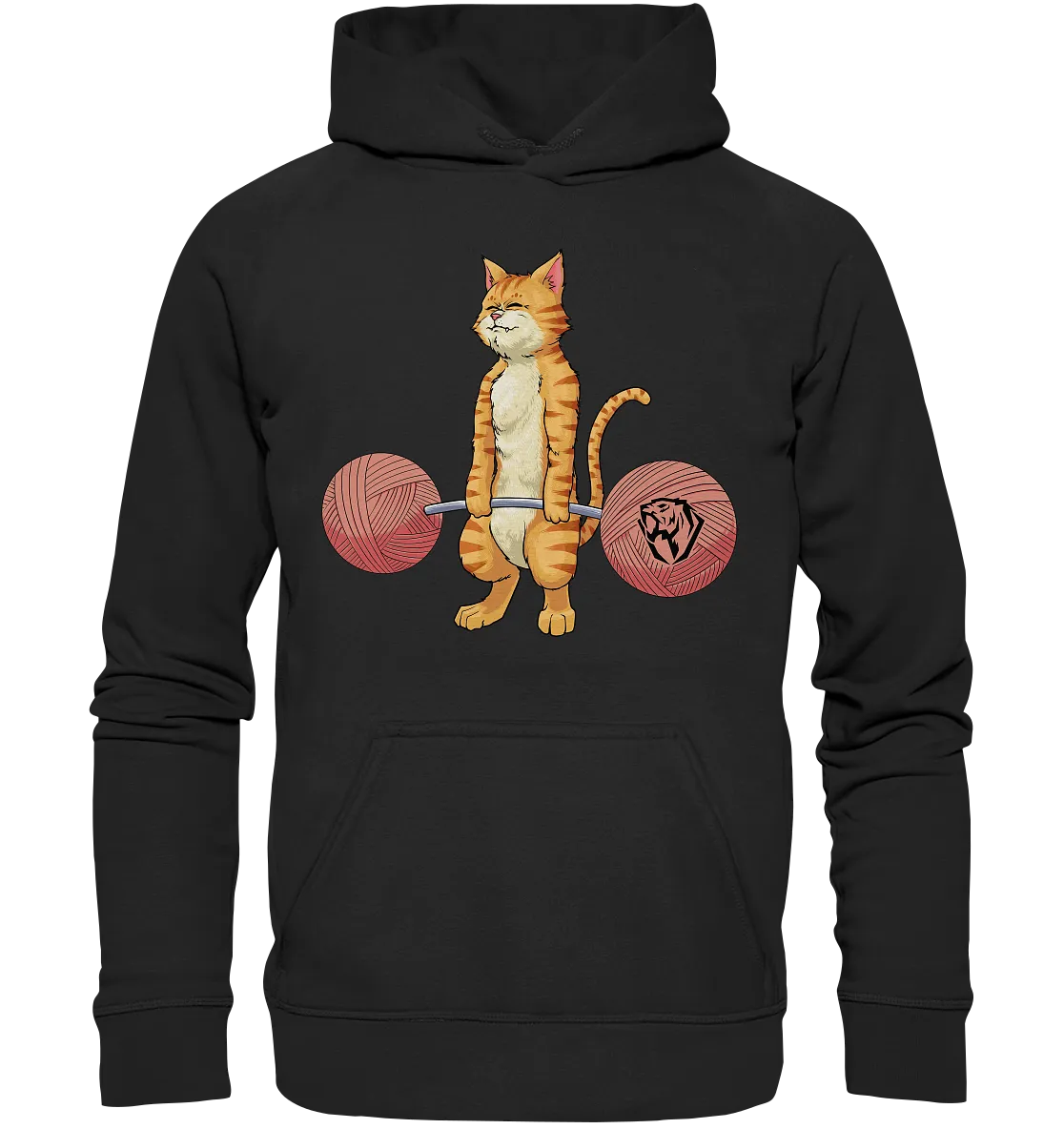 Deadlifting Ginger Cat Hoodie (EU)