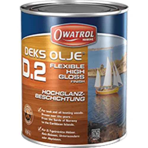 DEKS OLJE D2 High Gloss Oil Varnish suits all Marine Woods 1 litre