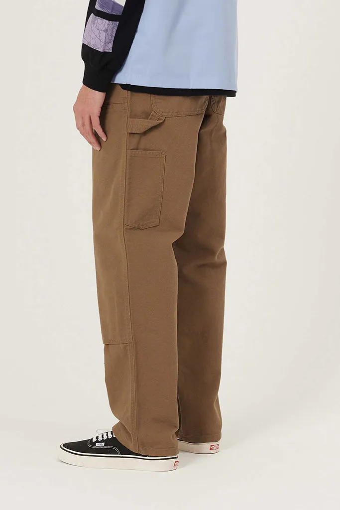 Double Knee Pant - Hamilton Brown Rinsed