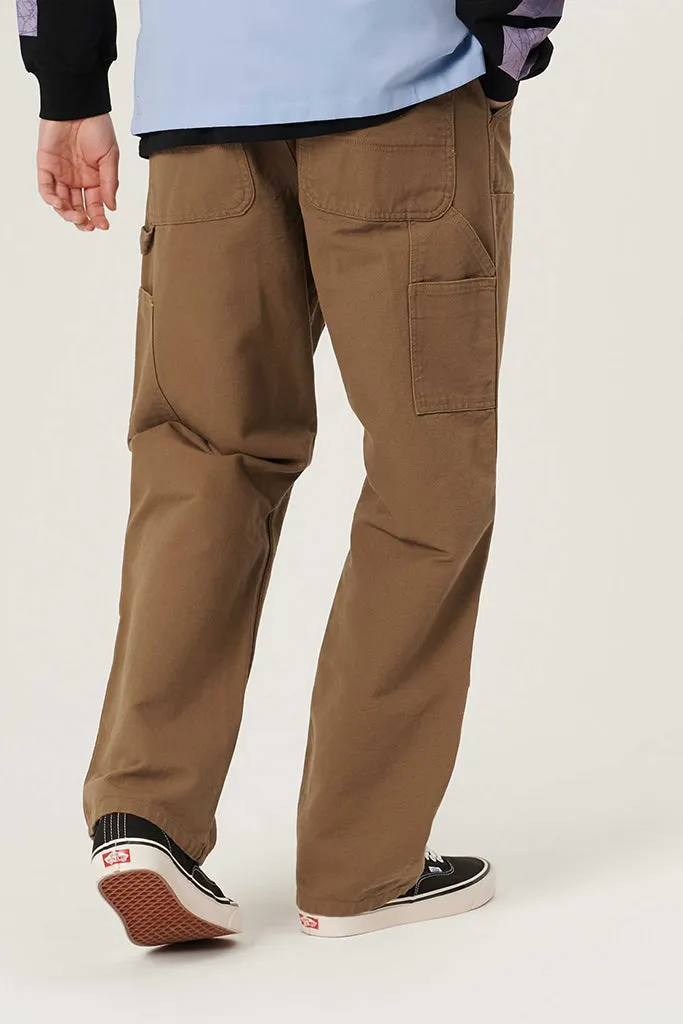 Double Knee Pant - Hamilton Brown Rinsed