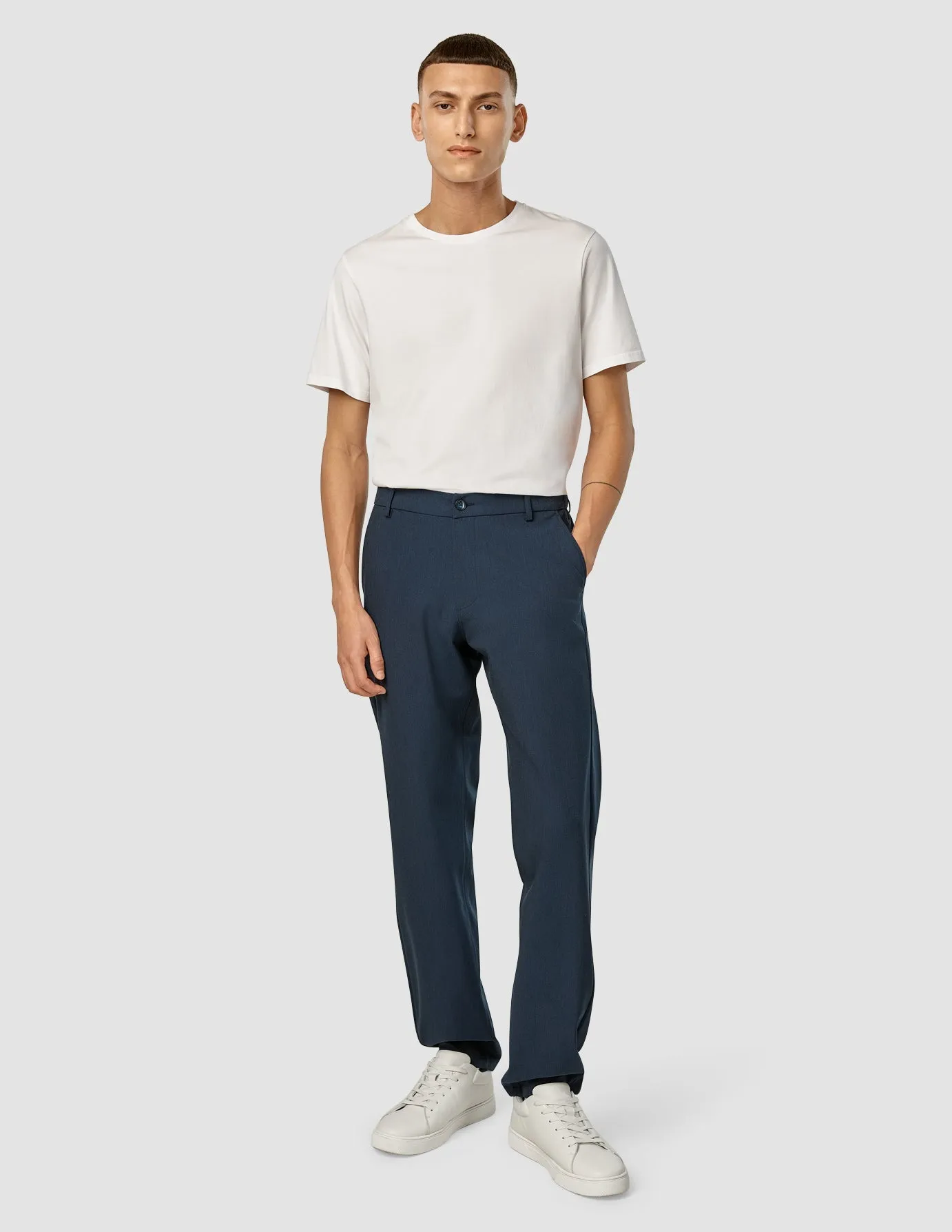 Essential Pants Relaxed Fit Navy Melange