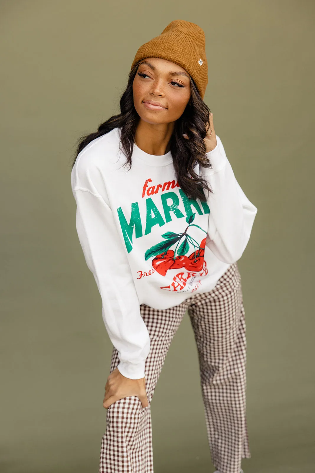 Farmer’s Market Cherries Sweatshirt