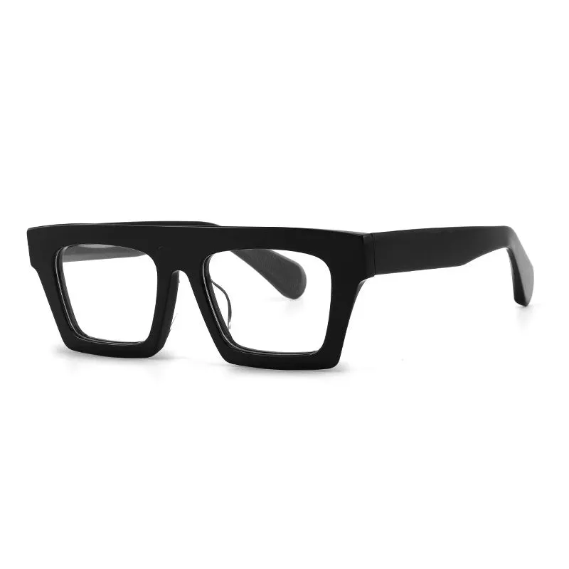 Gatenac Unisex Full Rim Square Acetate Eyeglasses Gxyj-1176