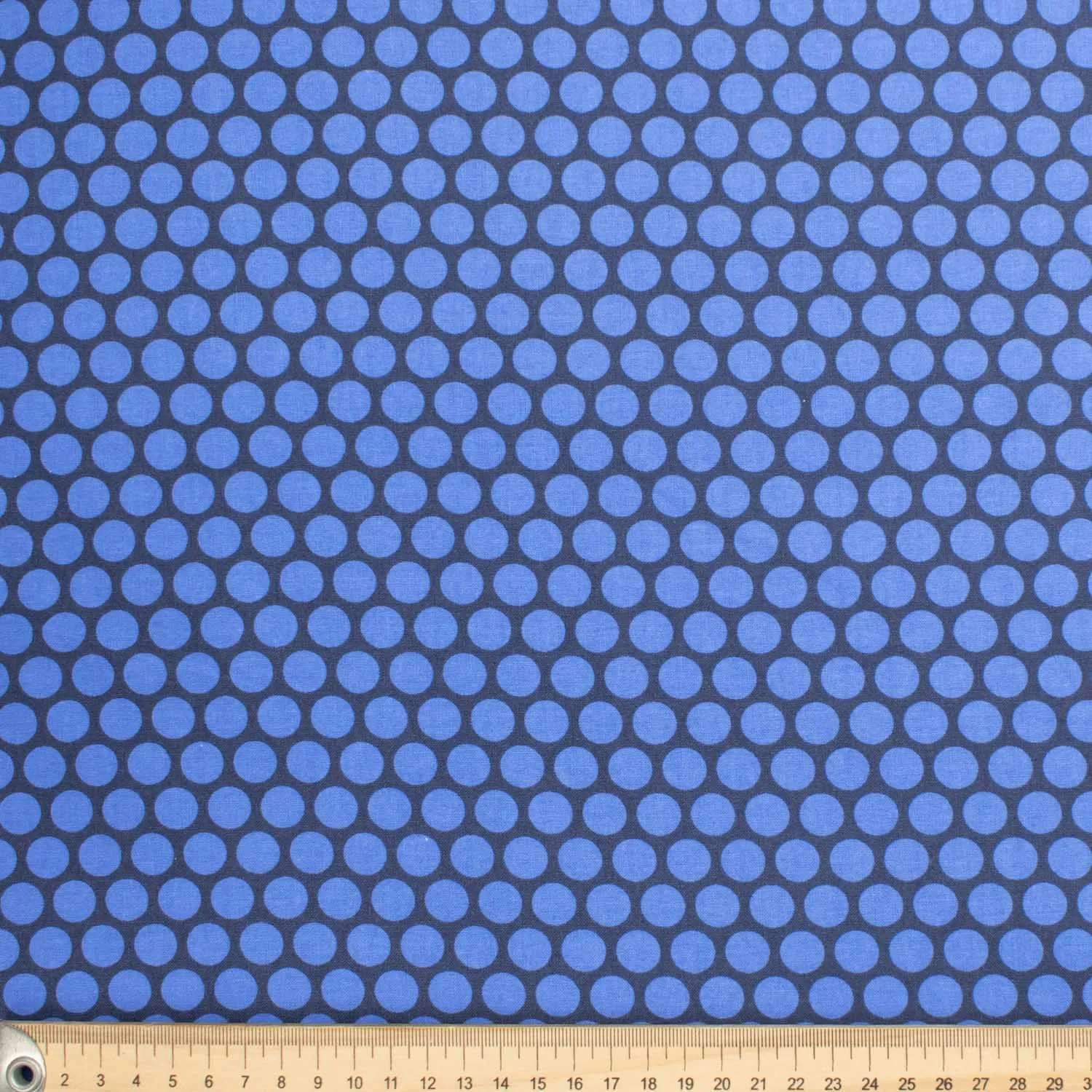 Geometric & Dots Collection Blue Circle Spots Cotton Prints