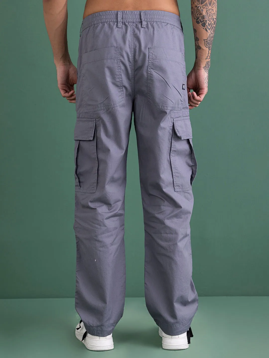 Grey baggy cargo