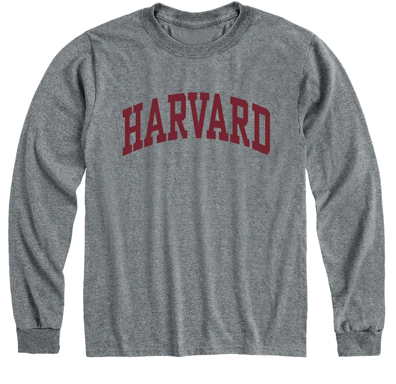 Harvard Long Sleeve T-Shirt Classic (Charcoal Grey)