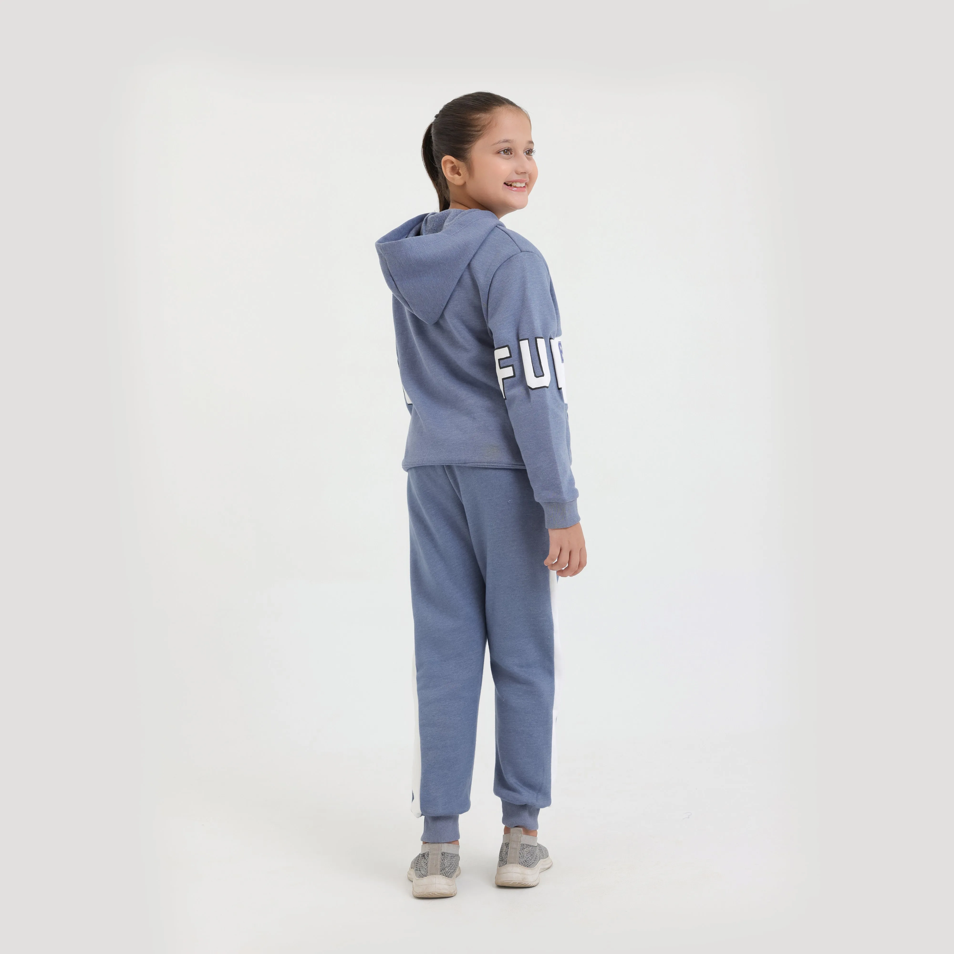 Kids Cut & Sew  UNISEX pull over fleece hoodies Track Suit