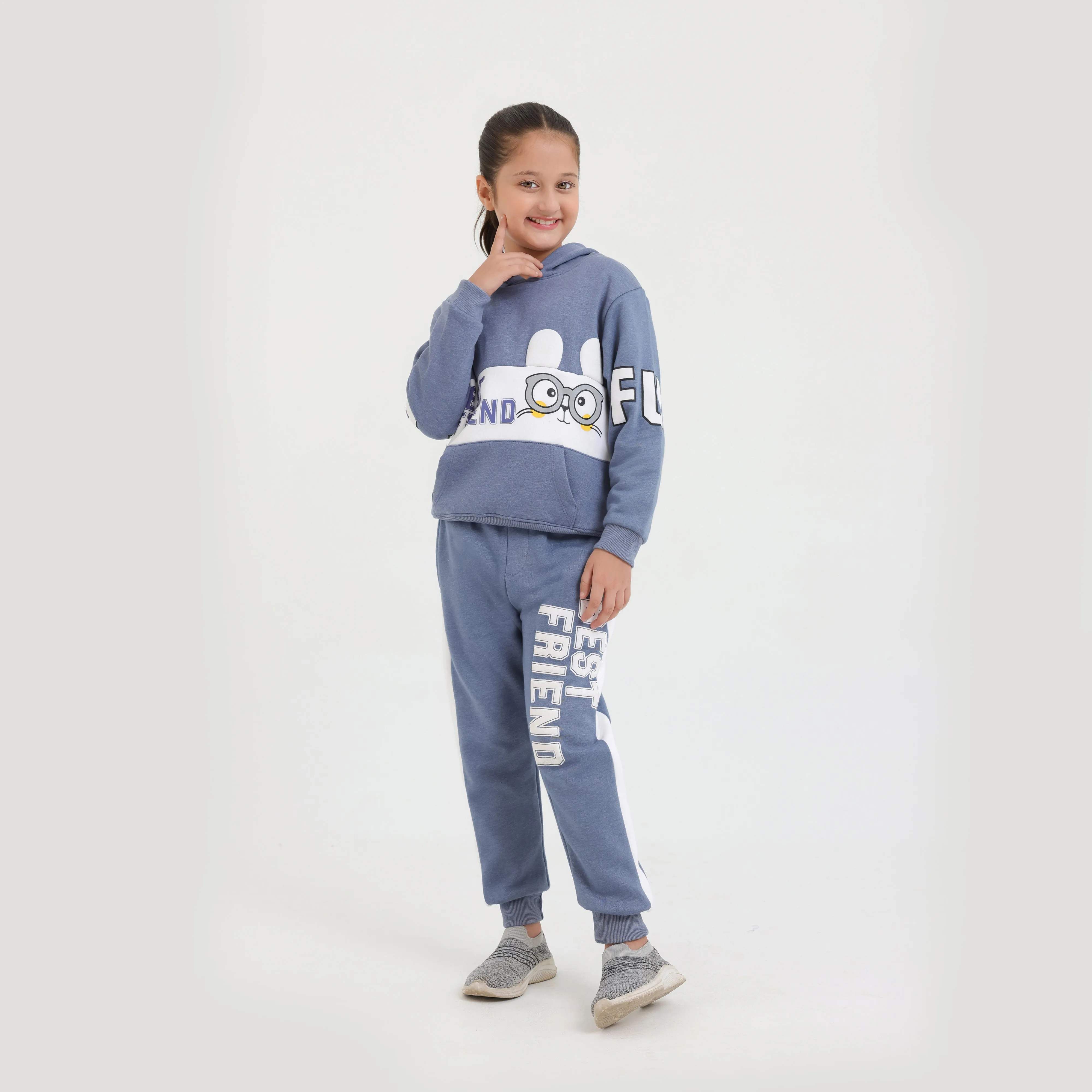 Kids Cut & Sew  UNISEX pull over fleece hoodies Track Suit