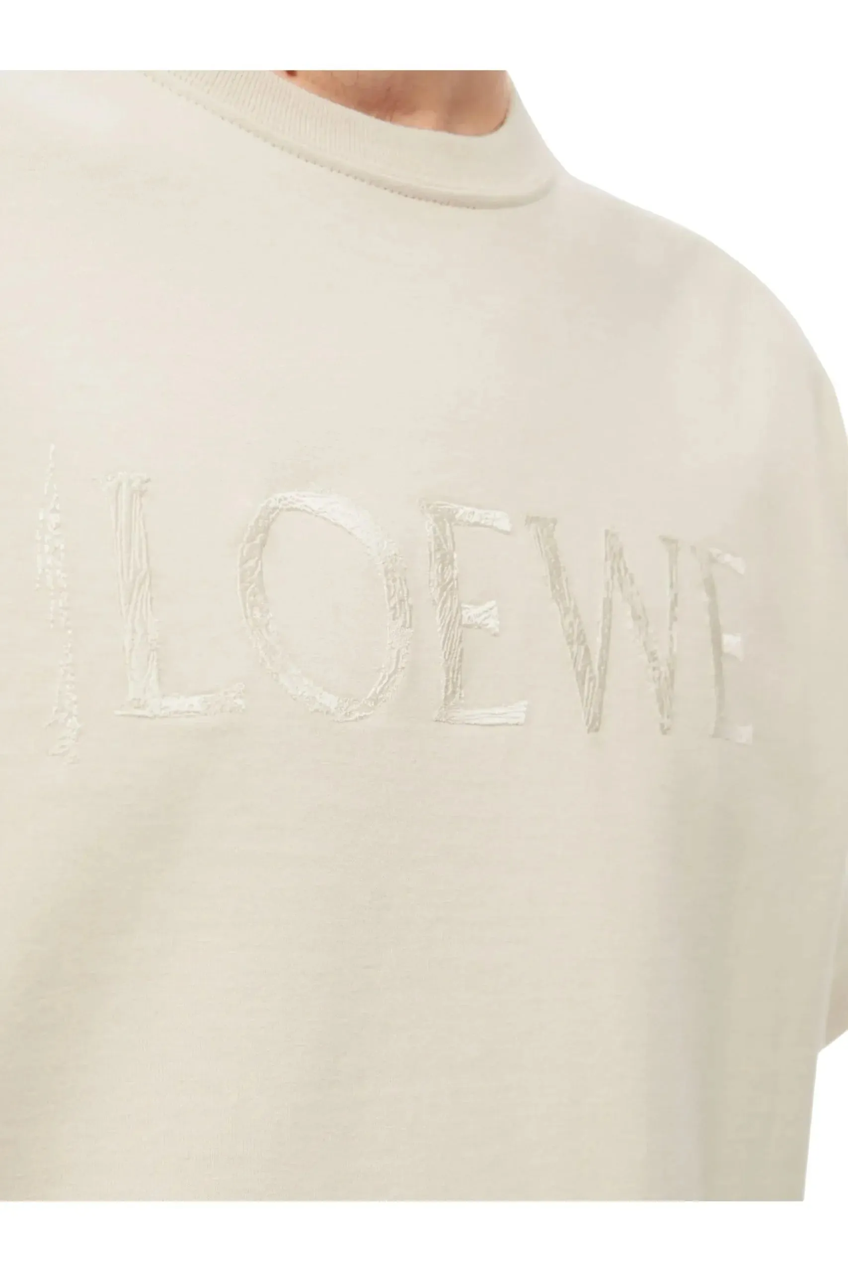 LOEWE Relaxed Fit T-Shirt Creta Beige