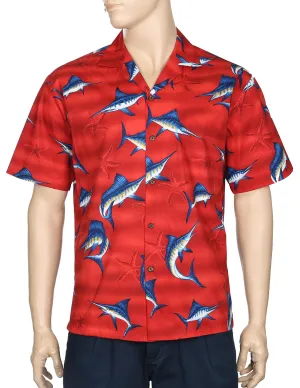 Marlin Starfish Aloha Shirt