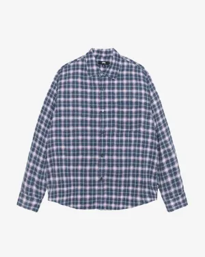 Matthew Plaid Shirt Navy