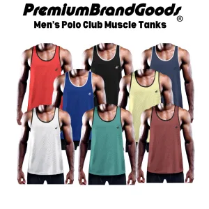 Men's 100% Cotton PBG Muscle Tank Top T Shirts Quick Dry Workout Gym Assorted Colors