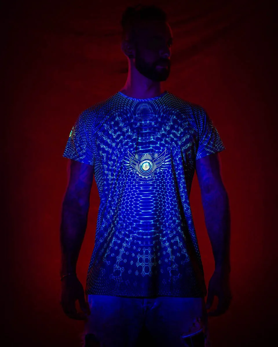 Mens Rave Shirt | Psy Clothing | Sacred Geomery Shirt | Fractal Shirt | Set & Setting (TS)