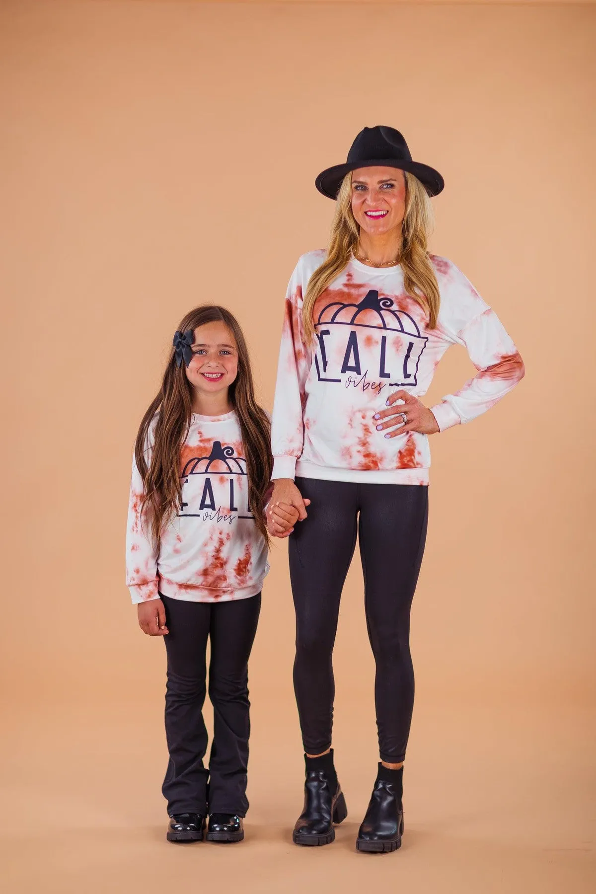 Mom & Me - "Fall Vibes" Tie Dye Top