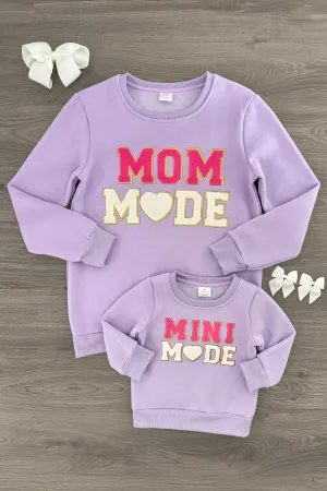 Mom & Me - "Mom & Mini Mode" Pullover Sweater