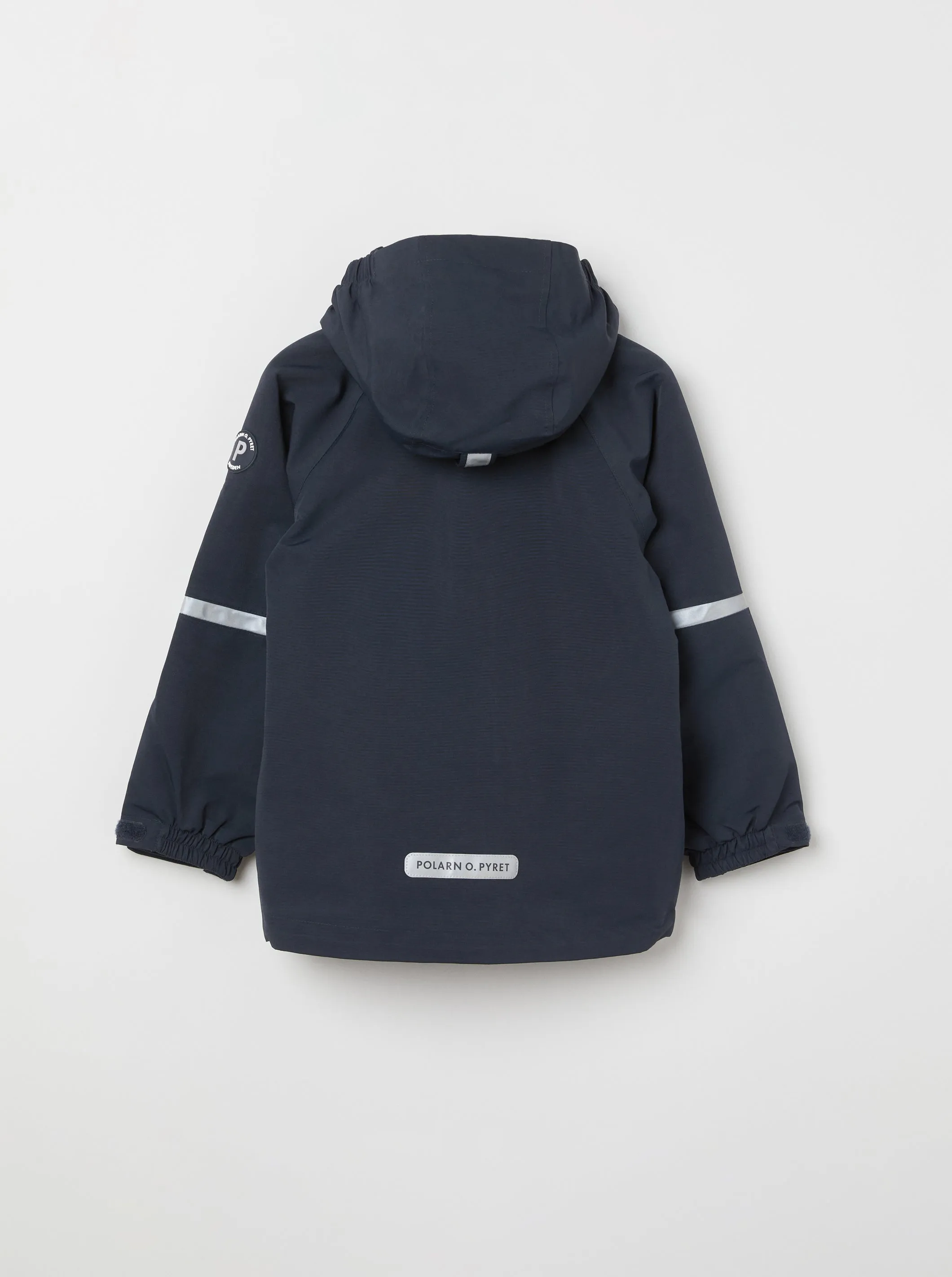 Navy Waterproof Kids School Coat