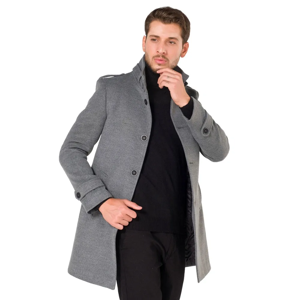 Nsqured "Classic Elegance" Men's Slim Fit Judge Collar Shirt