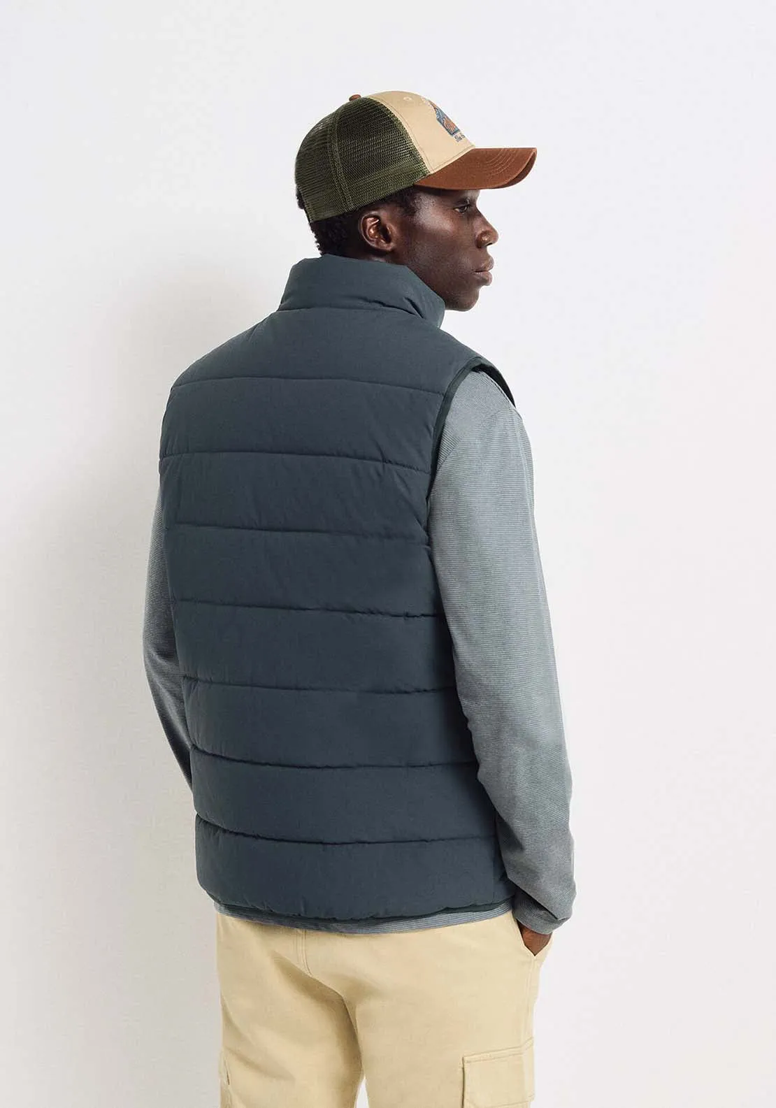 Quilted gilet - Blue