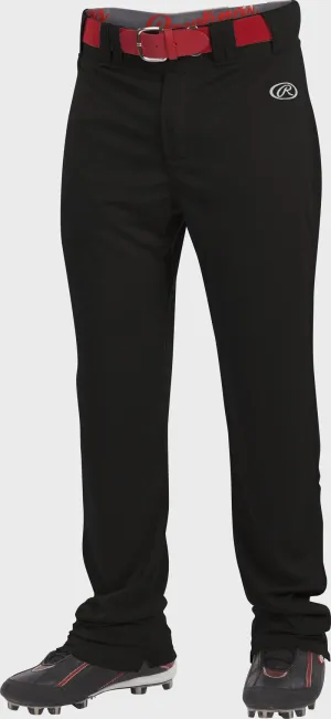 Rawlings Launch Solid Pant Black - LNCHSR Baseball Pant