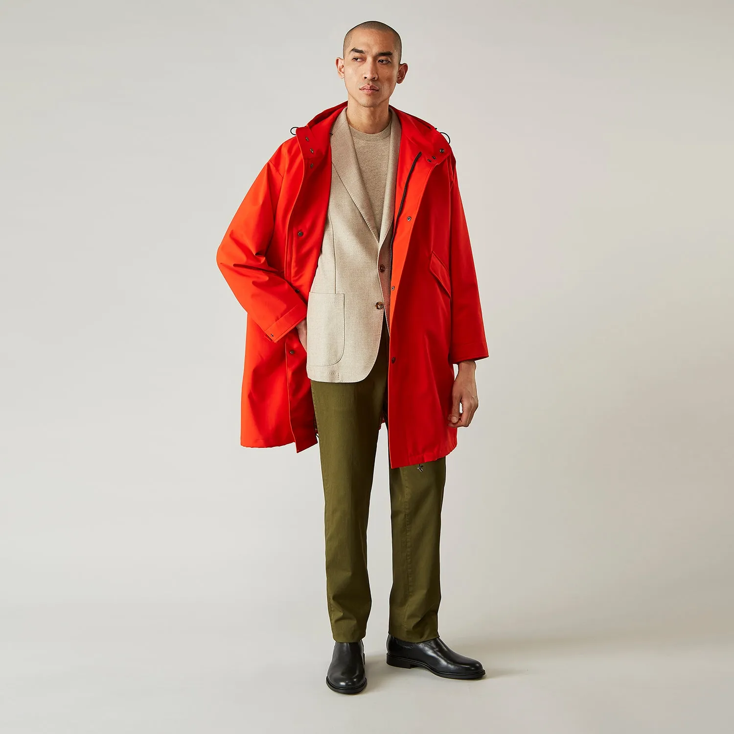 Red Walter Sealup Parka with Detachable Liner