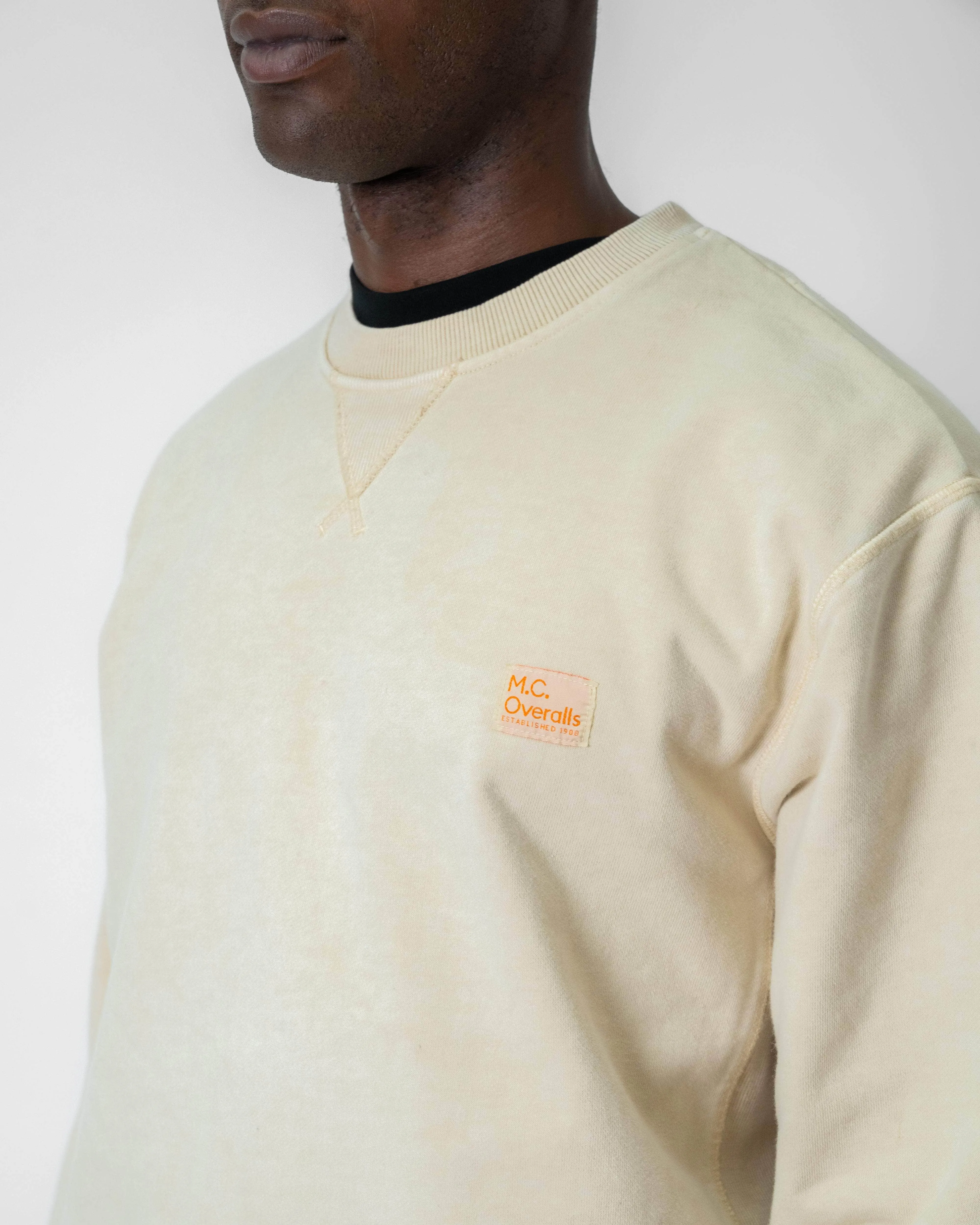 Relaxed Cotton Sweatshirt Palo Santo