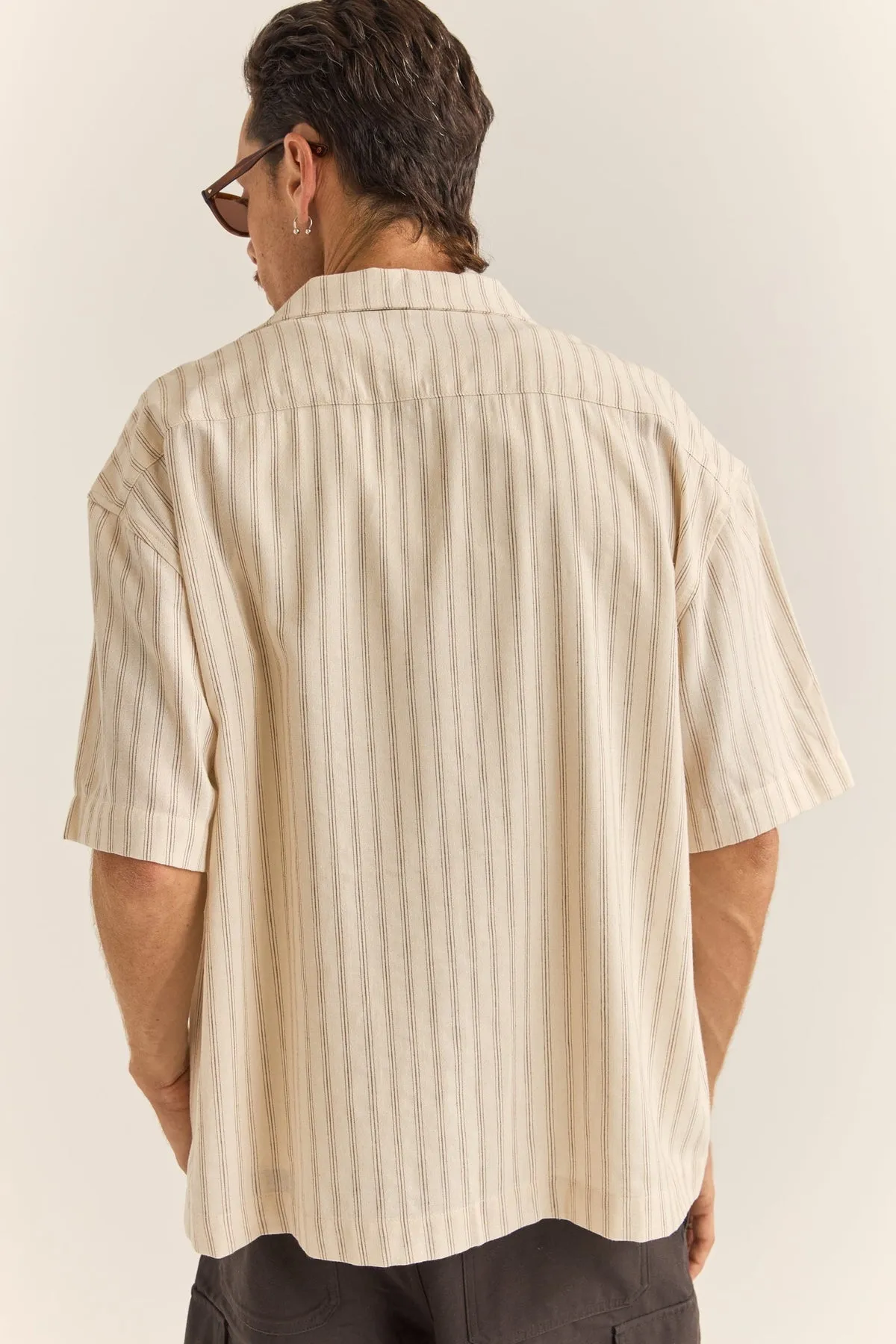 Relaxed Striped SS Shirt