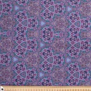 Retro Series Kaleidoscope Pink Cotton Prints