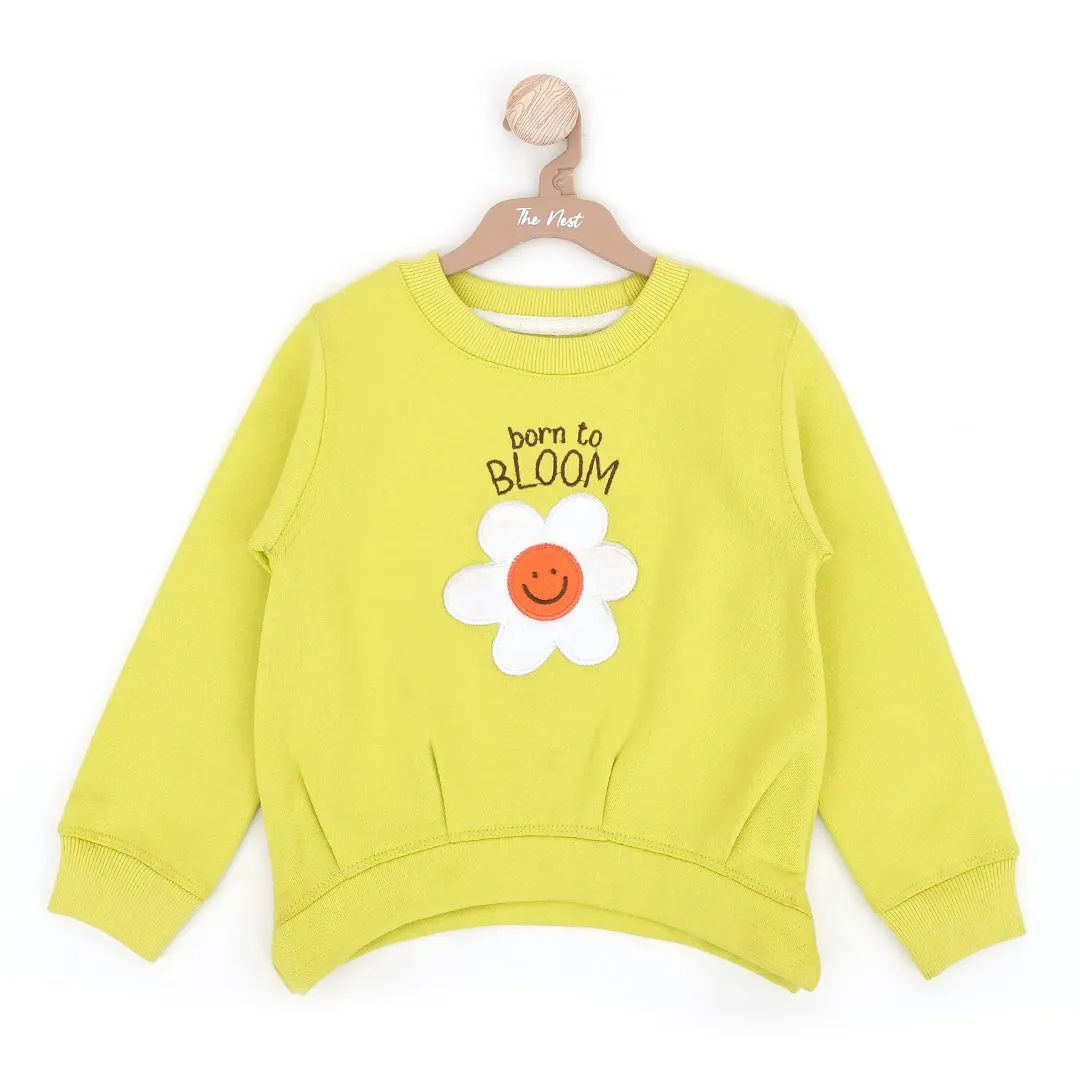 Ruffle Charm Baby Sweatshirt